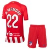 Original Trikotsatz Atlético Madrid M.Hermoso 22 Heimtrikot 2023-24 Für Kinder